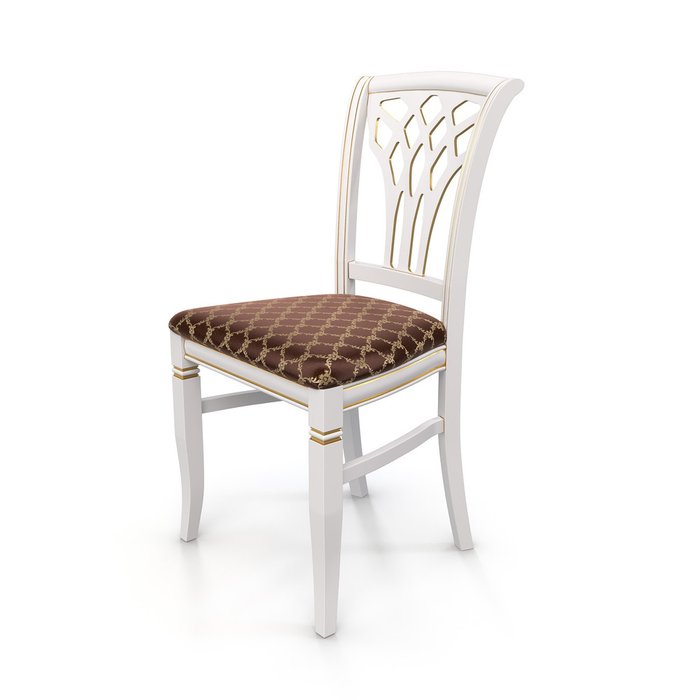Стул Бруно бело-шоколадного цвета - купить Обеденные стулья по цене 9359.0