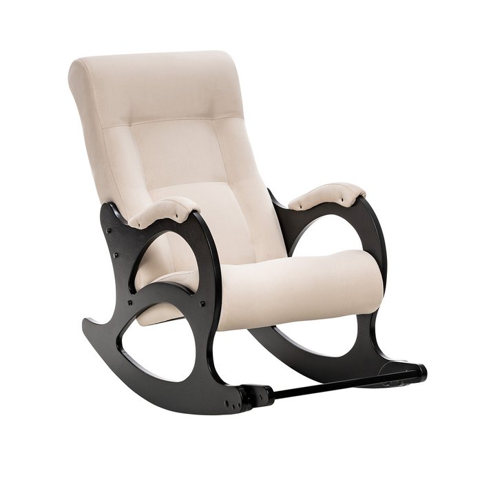 Кресло-качалка Модель 44 бежевого цвета