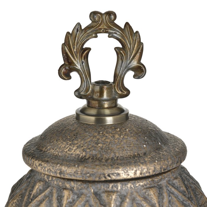 Керамическая ваза черно-золотого цвета с крышкой - купить Вазы  по цене 3900.0