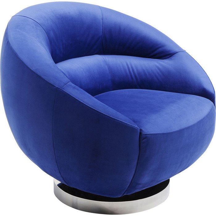 Кресло вращающееся Area 51 синего цвета