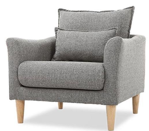 Кресло Катрин серого цвета - лучшие Интерьерные кресла в INMYROOM