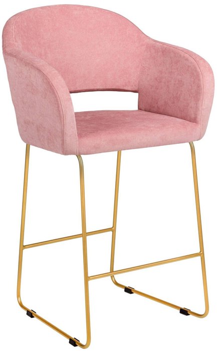 Барный стул Oscar розового цвета