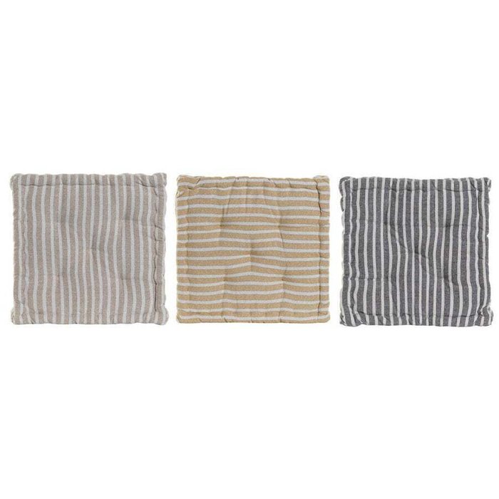 Подушка Home ESPRIT Жёлтый Бежевый Средиземноморье 56 x 56 x 13 см (3 штук) - купить Подушки для сна по цене 7152