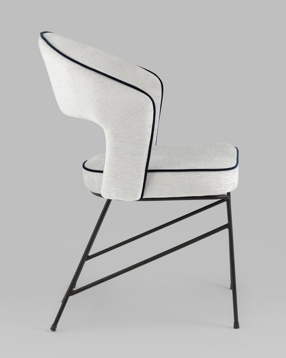 Стул Найла светло-серого цвета - лучшие Обеденные стулья в INMYROOM