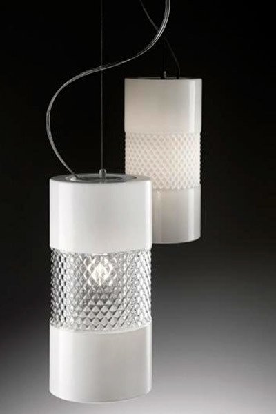 Подвесной светильник Fabbian BECKY из матово-белого стекла - лучшие Подвесные светильники в INMYROOM