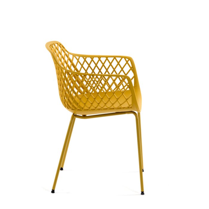Стул Quinn Yellow желтого цвета - купить Обеденные стулья по цене 18990.0