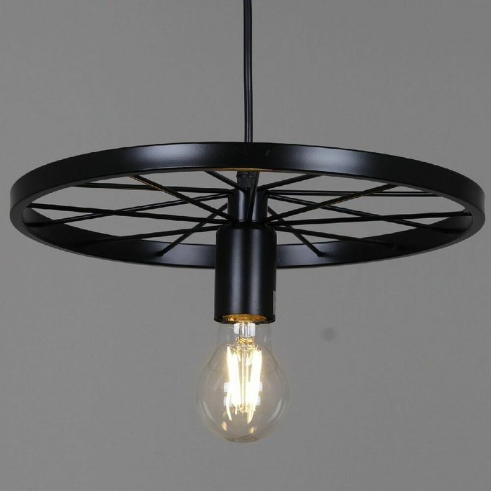 Подвесной светильник 88843-0.9-01 BK (металл, цвет черный) - лучшие Подвесные светильники в INMYROOM