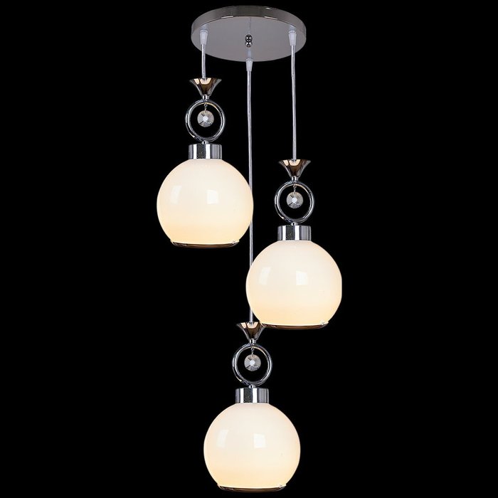 Подвесной светильник 02367-0.4-03 (стекло, цвет белый) - лучшие Подвесные светильники в INMYROOM
