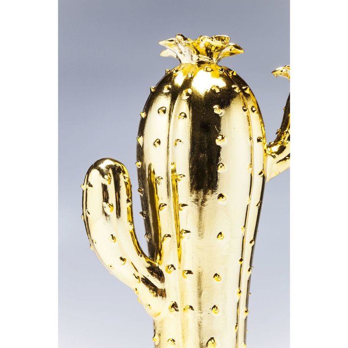 Копилка Cactus золотого цвета - купить Фигуры и статуэтки по цене 4270.0