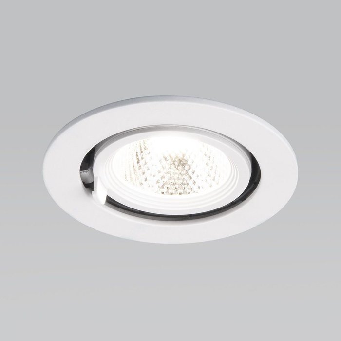 Встраиваемый точечный светодиодный светильник 9918 LED 9W 4200K белый Osellu - купить Встраиваемые споты по цене 765.0
