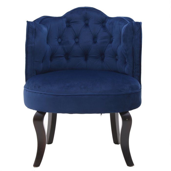 Кресло темно-синего цвета  - купить Интерьерные кресла по цене 37760.0