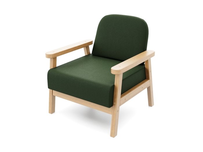 Кресло Флори зеленого цвета