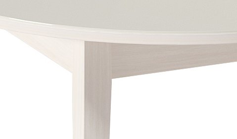 Стол обеденный раздвижной светло-бежевого цвета - купить Обеденные столы по цене 26610.0