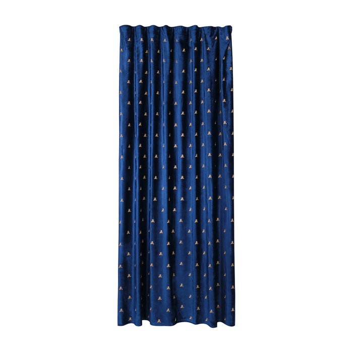 Штора Zolotoy Roy 160х270 синего цвета Штора Zolotoy Roy 160х270 синего цвета