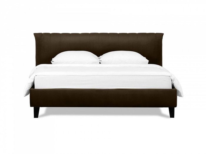 Кровать Queen Anastasia L 160х200 темно-коричневого цвета - купить Кровати для спальни по цене 59760.0