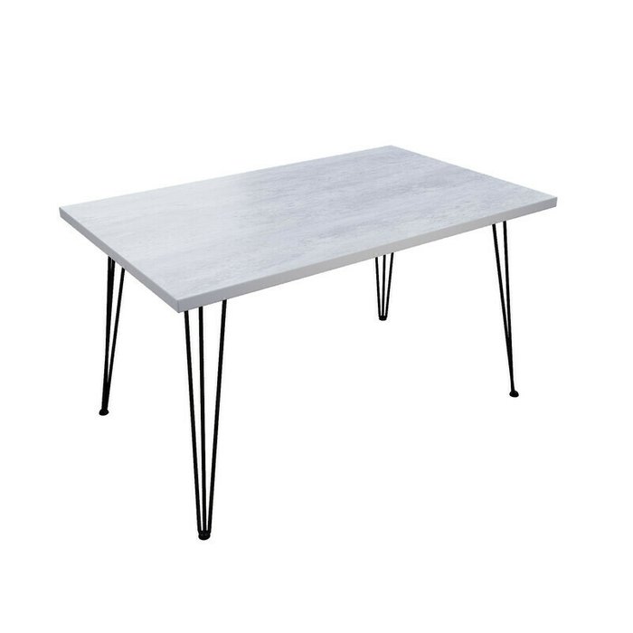 Обеденный стол 130 серого цвета 