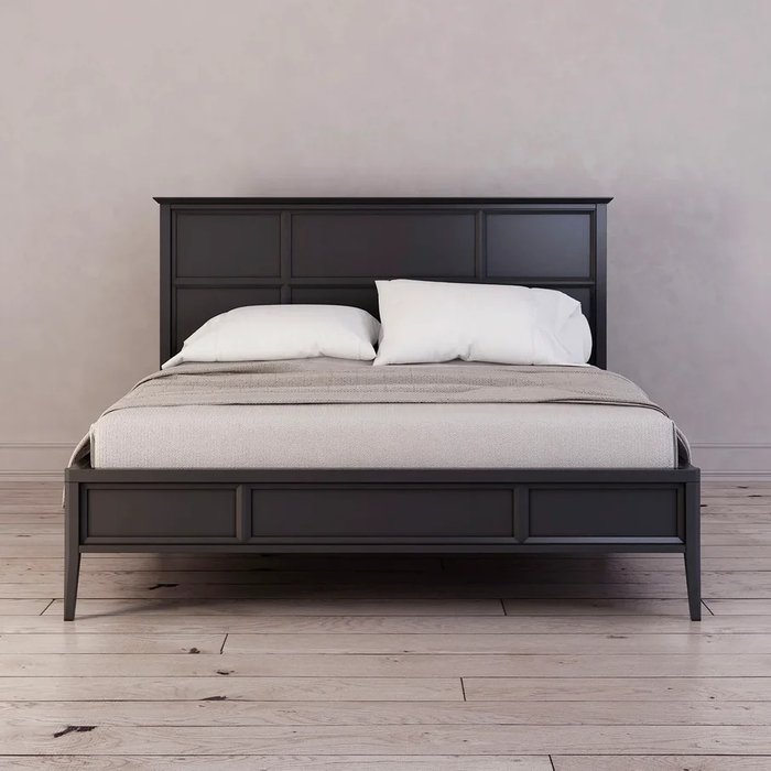 Кровать Ellington черного цвета 180х200 - купить Кровати для спальни по цене 164450.0