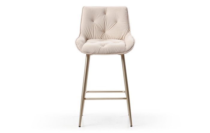 Полубарный стул Joely Bar бежевого цвета - купить Барные стулья по цене 33405.0