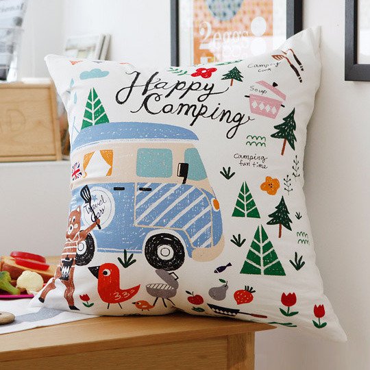 Подушка  'Happy Camping'