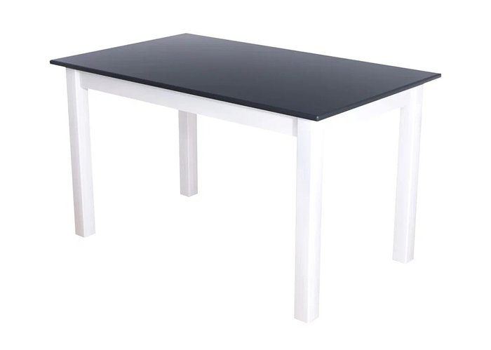 Стол обеденный Классика 90х60 серо-белого цвета