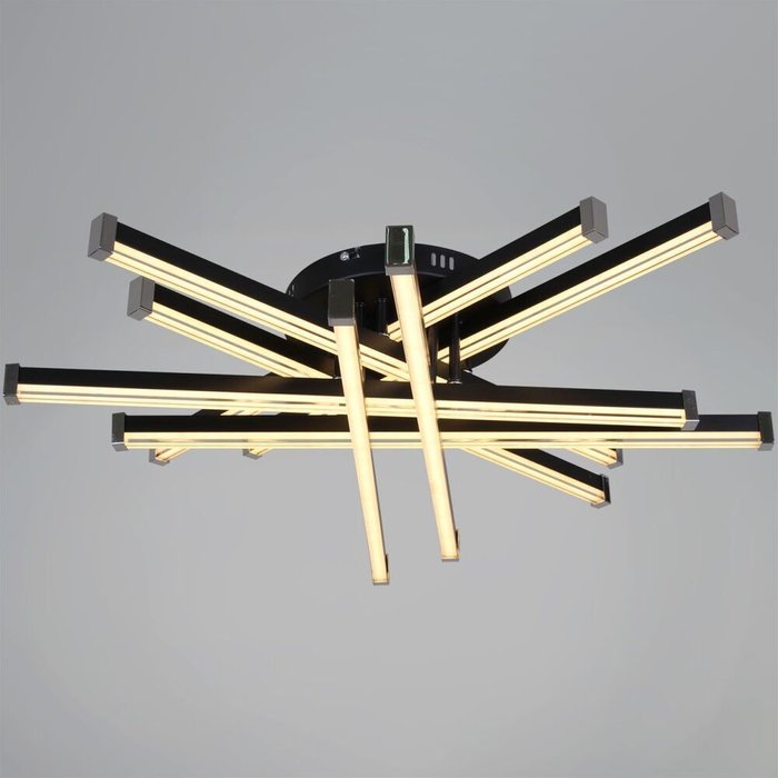 Потолочная люстра 63090-0.3-08 BK (акрил, цвет прозрачный) - лучшие Потолочные люстры в INMYROOM Потолочная люстра 63090-0.3-08 BK (акрил, цвет прозрачный) - лучшие Потолочные люстры в INMYROOM