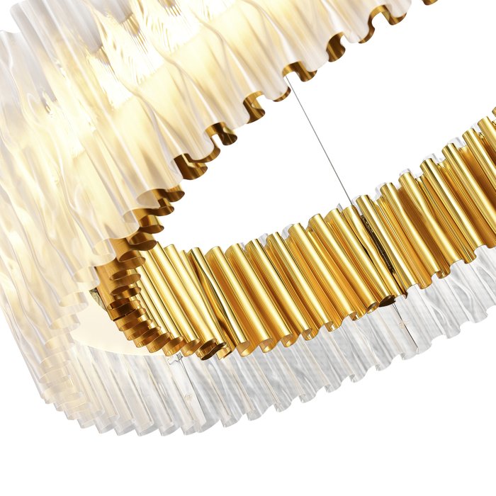Светильник подвесной ST-Luce Золотистый/Прозрачный LED 1*87W 3000K NAZARE - лучшие Подвесные люстры в INMYROOM