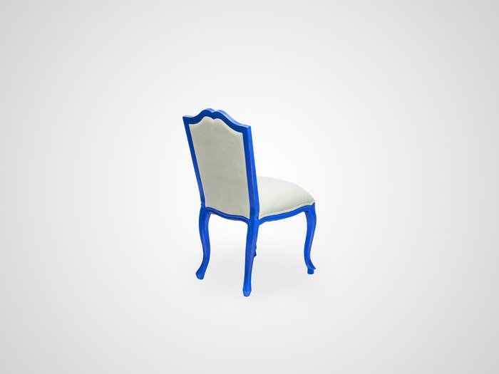Стул с мягкой обивкой из дерева махагони   - купить Обеденные стулья по цене 48100.0