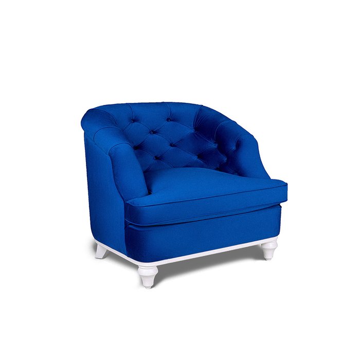 Кресло Fiore синего цвета