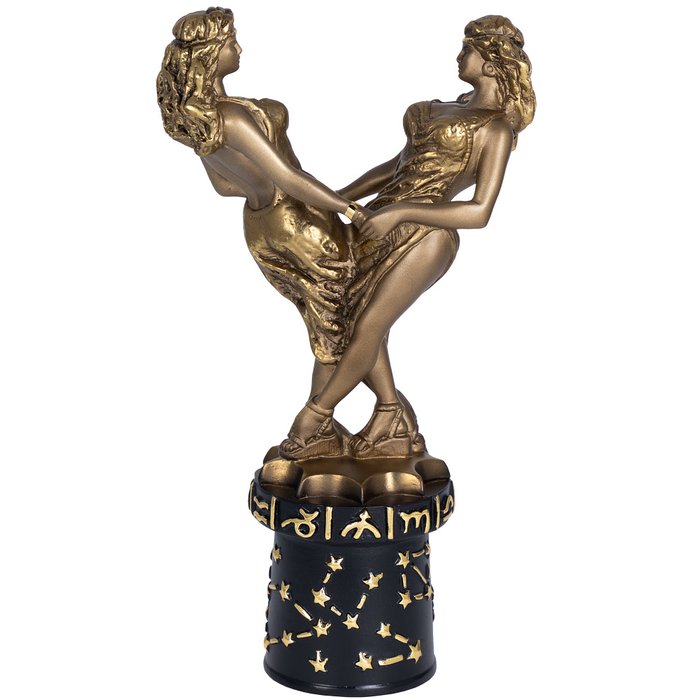 Статуэтка Знак зодиака Близнецы бронзового цвета - лучшие Фигуры и статуэтки в INMYROOM