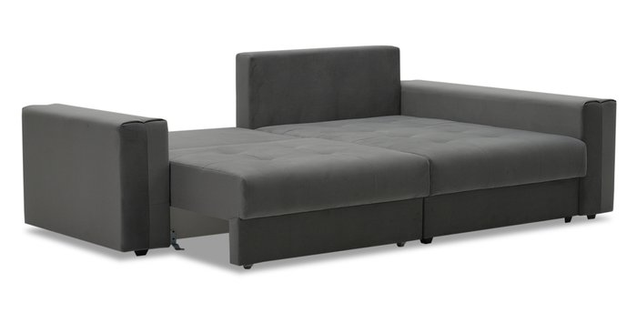 Угловой диван-кровать Джерси серого цвета - лучшие Угловые диваны в INMYROOM
