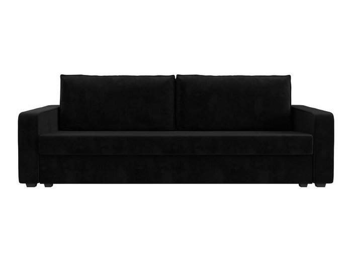 Диван-кровать Лига 009 черного цвета - купить Прямые диваны по цене 28999.0