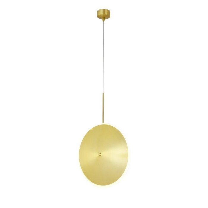 Подвесной светодиодный светильник Imente золотого цвета - купить Подвесные светильники по цене 17110.0