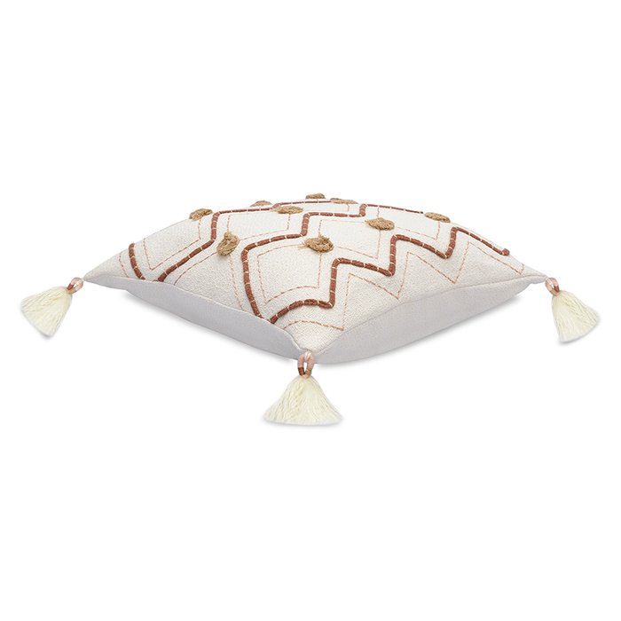 Подушка декоративная Geometry 45х45 белого цвета - лучшие Декоративные подушки в INMYROOM