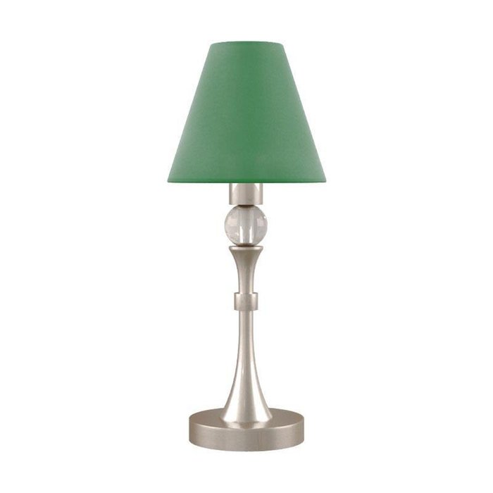 Настольная лампа Eclectic с зеленым абажуром 