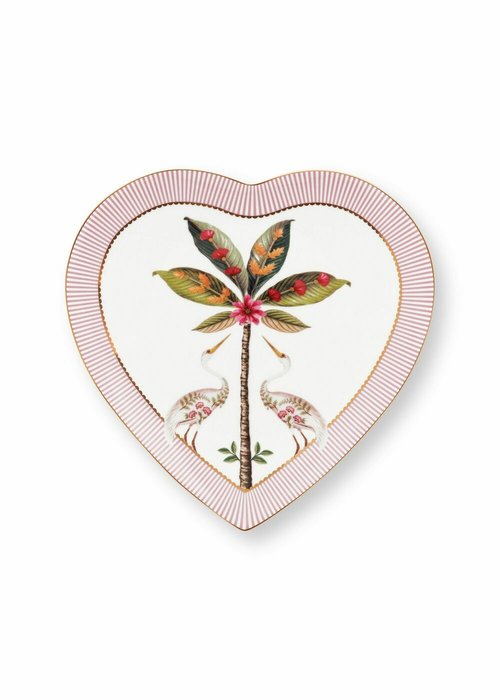 Набор из 2-х тарелок в форме сердца La Majorelle Pink, 21,5 см - купить Тарелки по цене 6111.0