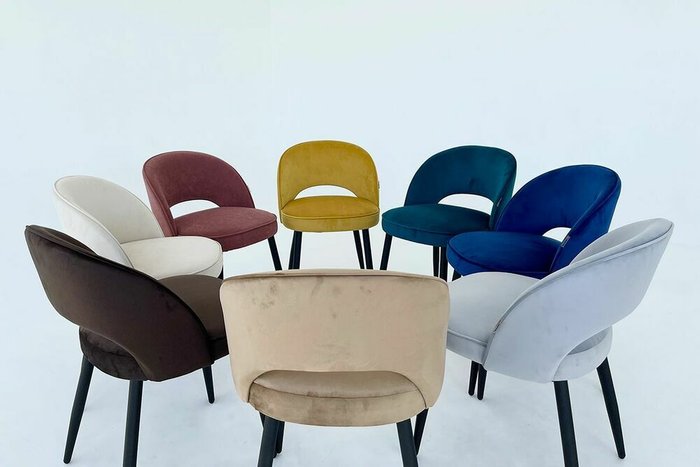 Стул Моли светло-бежевого цвета - лучшие Обеденные стулья в INMYROOM