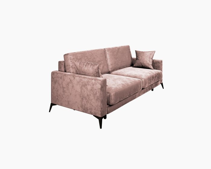 Диван-кровать Наоми розового цвета - купить Прямые диваны по цене 74349.0