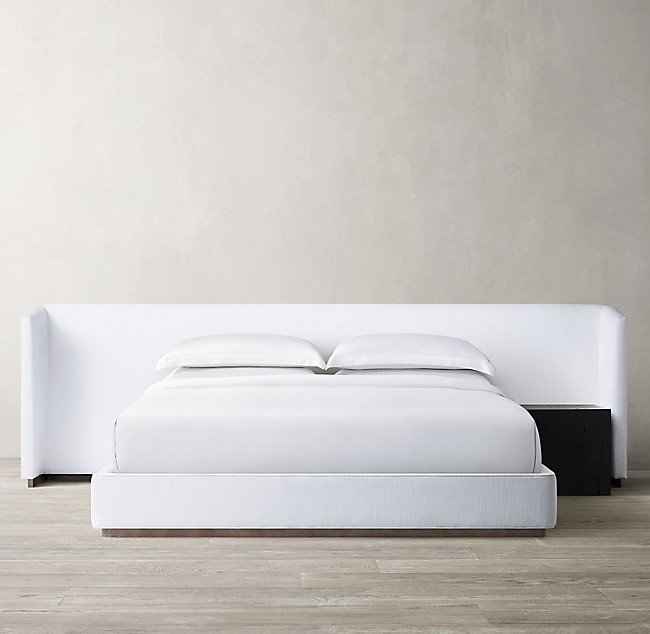 Кровать Shelter 180х200 белого цвета - купить Кровати для спальни по цене 155500.0
