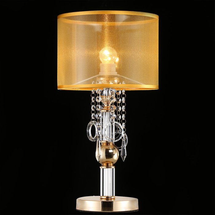 Настольная лампа IL6219-1T-27 GD (ткань, цвет бежевый) - купить Настольные лампы по цене 6300.0
