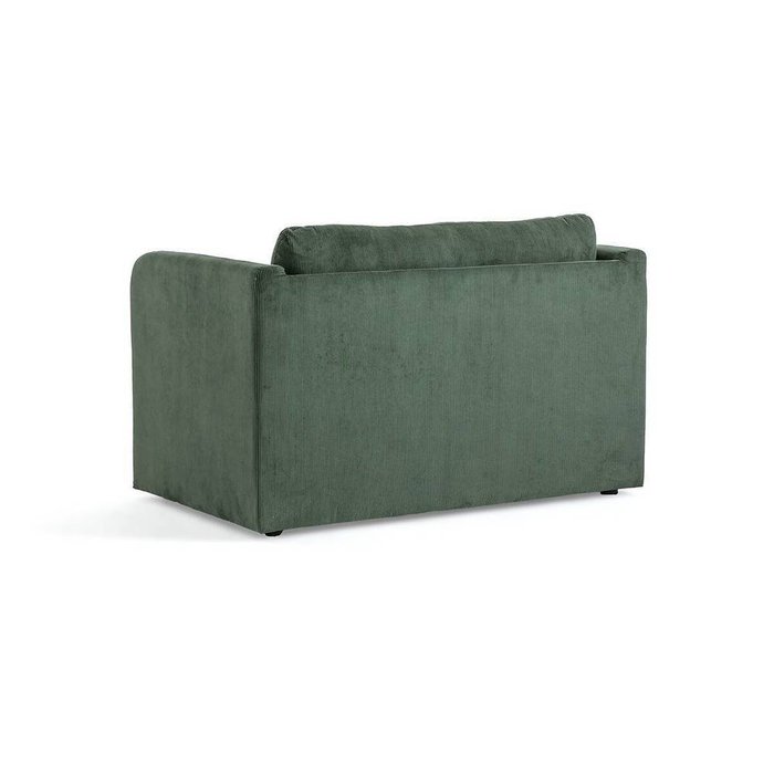 Диван-кровать из рифленого велюра Hazel зеленого цвета - лучшие Прямые диваны в INMYROOM