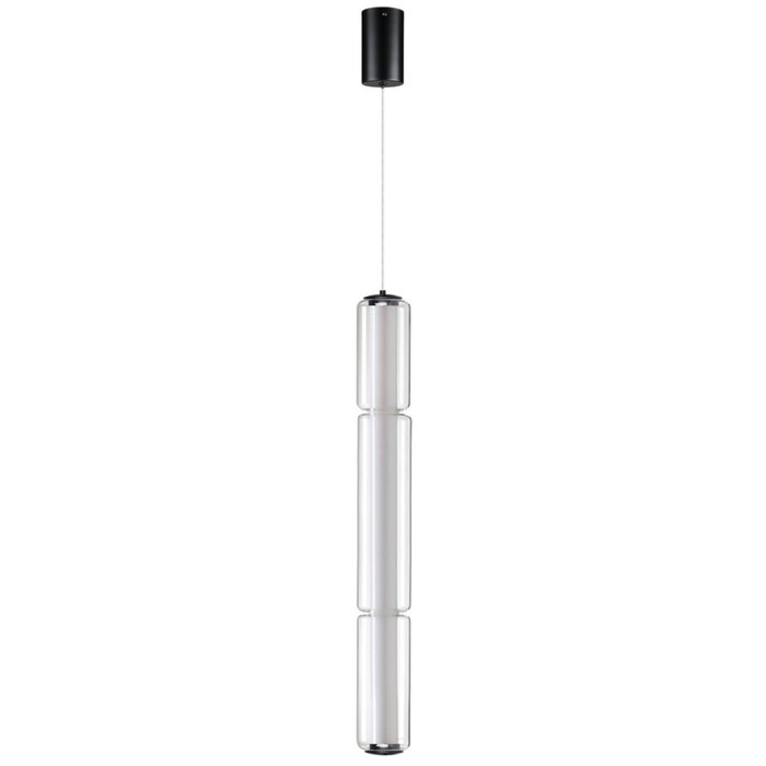 Подвесной светильник светодиодный Odeon Light Fau 6698/19L черный/металл/акрил/стекло IP20 LED 19W 3000K Подвесной светильник светодиодный Odeon Light Fau 6698/19L черный/металл/акрил/стекло IP20 LED 19W 3000K