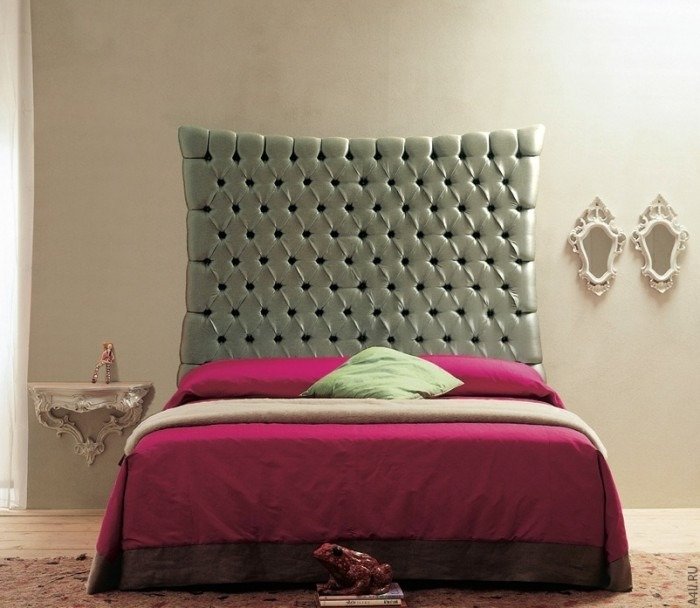 Кровать "Letto GM 13" с обивкой из экокожи или велюра 180х200 см - купить Кровати для спальни по цене 75600