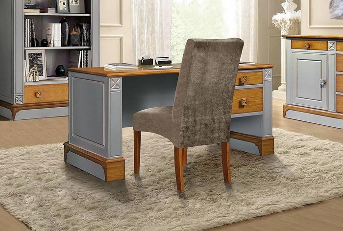 Стол письменный Brianson серо-коричневого цвета - купить Письменные столы по цене 72060.0