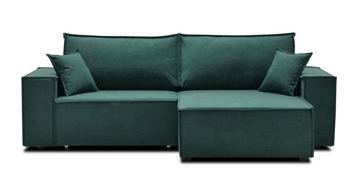 Угловой диван-кровать Фабио зеленого цвета - купить Угловые диваны по цене 52000.0