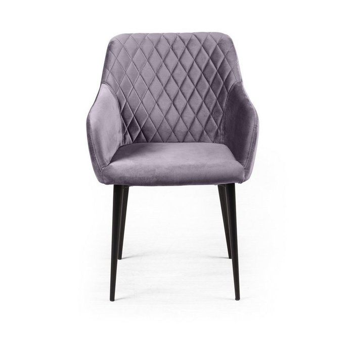 Комплект стульев Robert с подлокотниками серого цвета - лучшие Обеденные стулья в INMYROOM