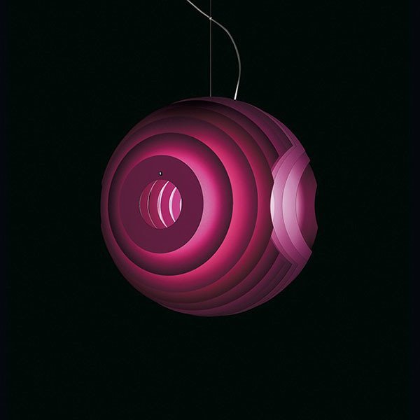 Подвесной светильник Foscarini SUPERNOVA с плафоном из параллельно соединенных металлических дисков - лучшие Подвесные светильники в INMYROOM