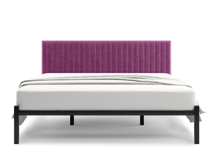 Кровать Лофт Mellisa Steccato 180х200 пурпурного цвета без подъемного механизма - купить Кровати для спальни по цене 19900.0