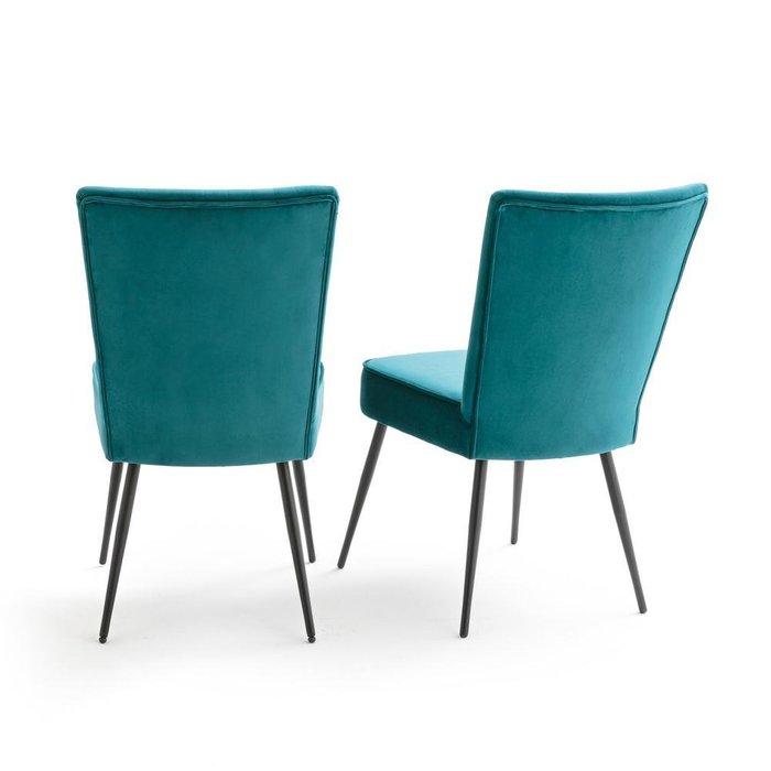 Комплект из двух стульев Ronda синего цвета - купить Обеденные стулья по цене 19099.0