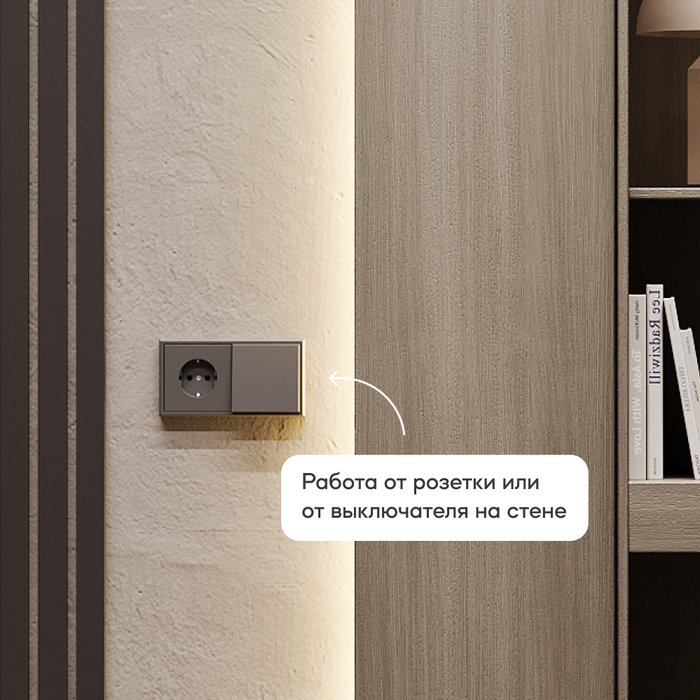 Настенное зеркало Nolvis NF LED L с тёплой подсветкой  - лучшие Настенные зеркала в INMYROOM