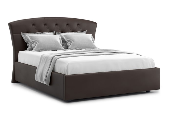 Кровать Premo 180х200 темно-коричневого цвета с подъемным механизмом 